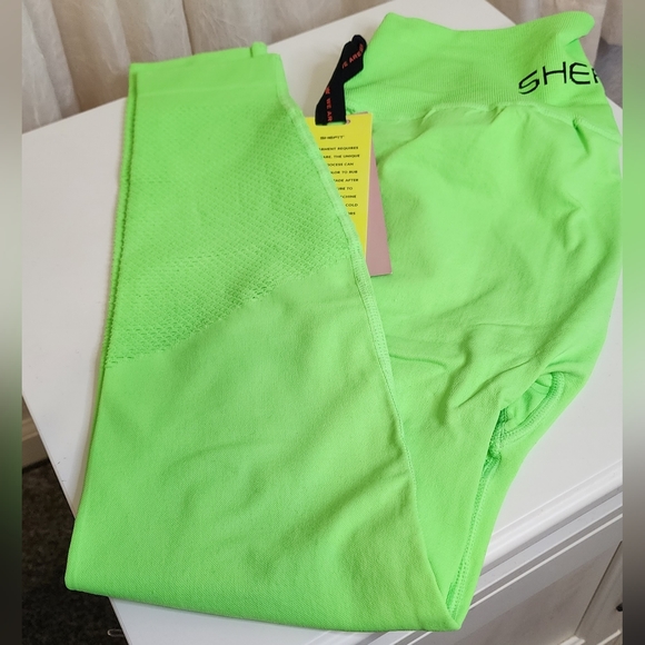 SHEFIT Pants - Seamless Leggings - Neon Green - Luxe